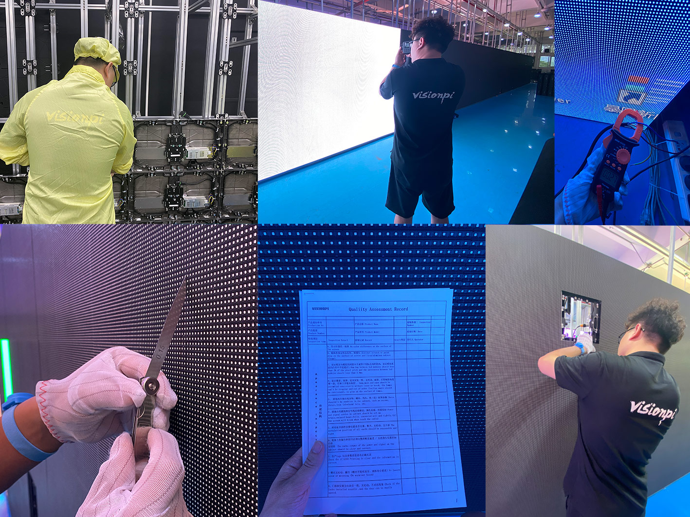 led display inspection