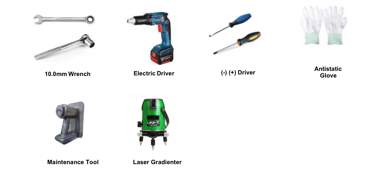 led screen installation tools