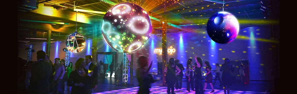 LED SPHERE DISPLAY FOR DISCO BAR copy