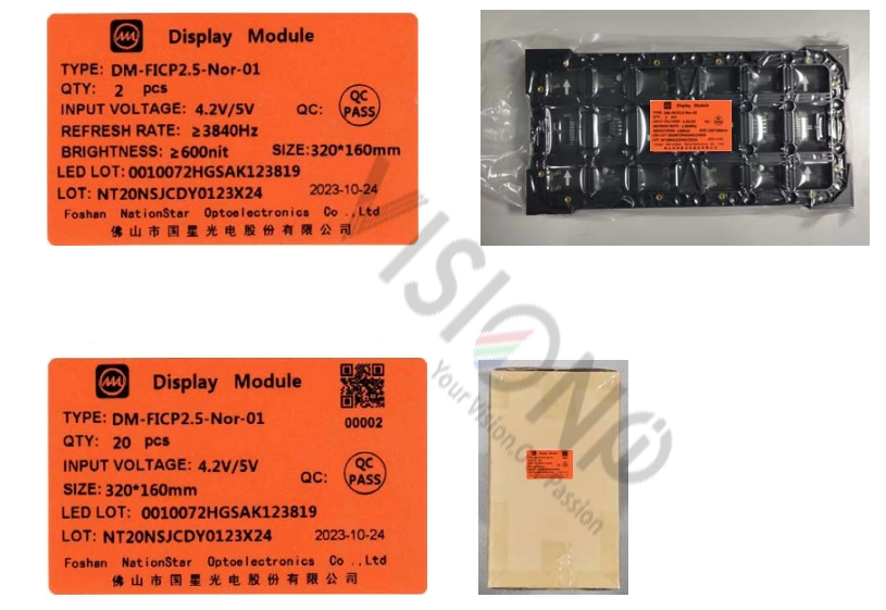 led display modules package