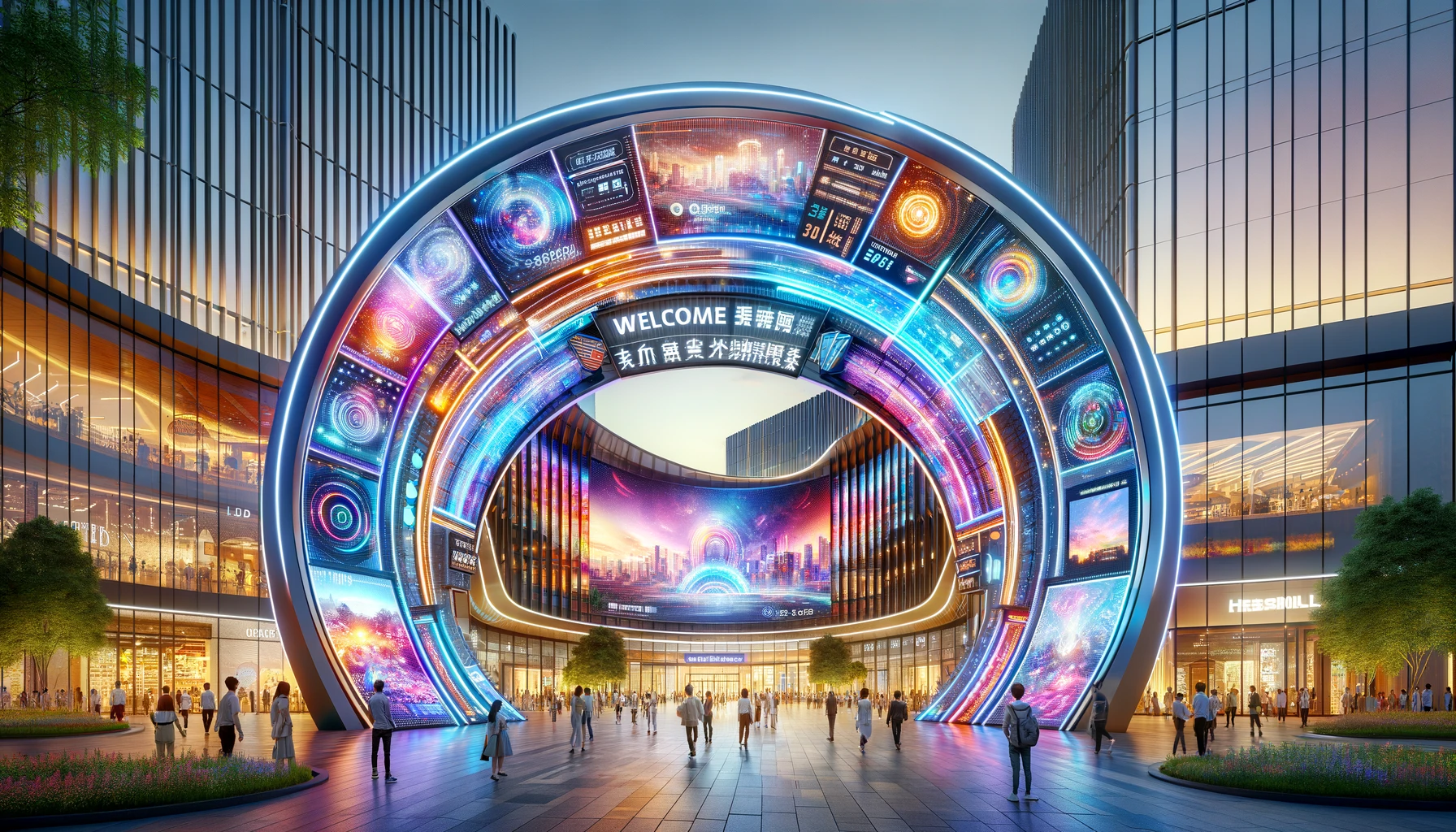arch led display outdoor hd