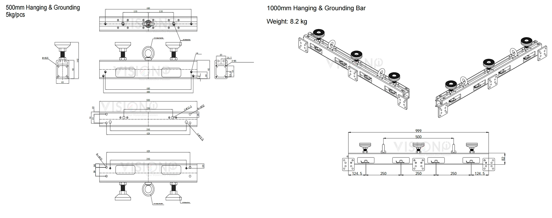 HANGING AND GROUND BAR DRAWING