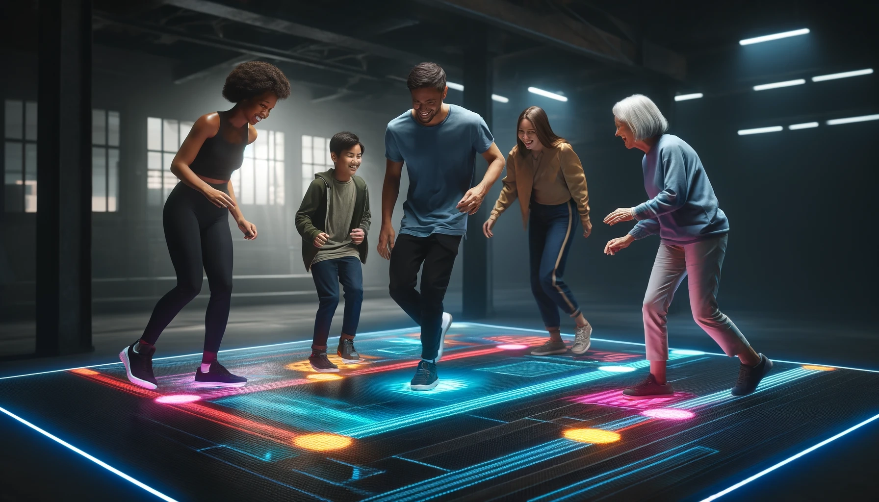 activate game led floor