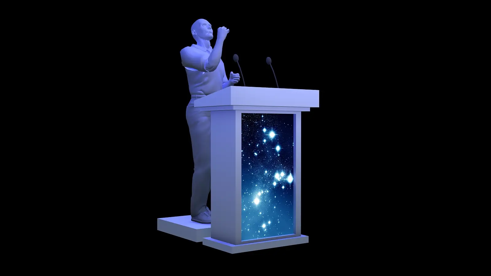 lectern led display podium