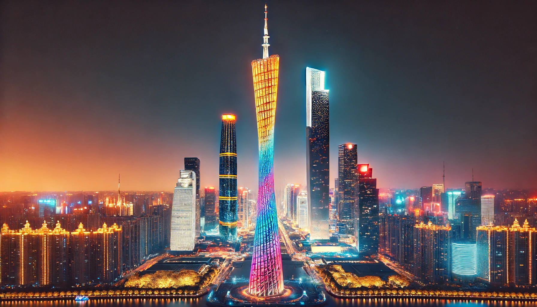 led facade tower