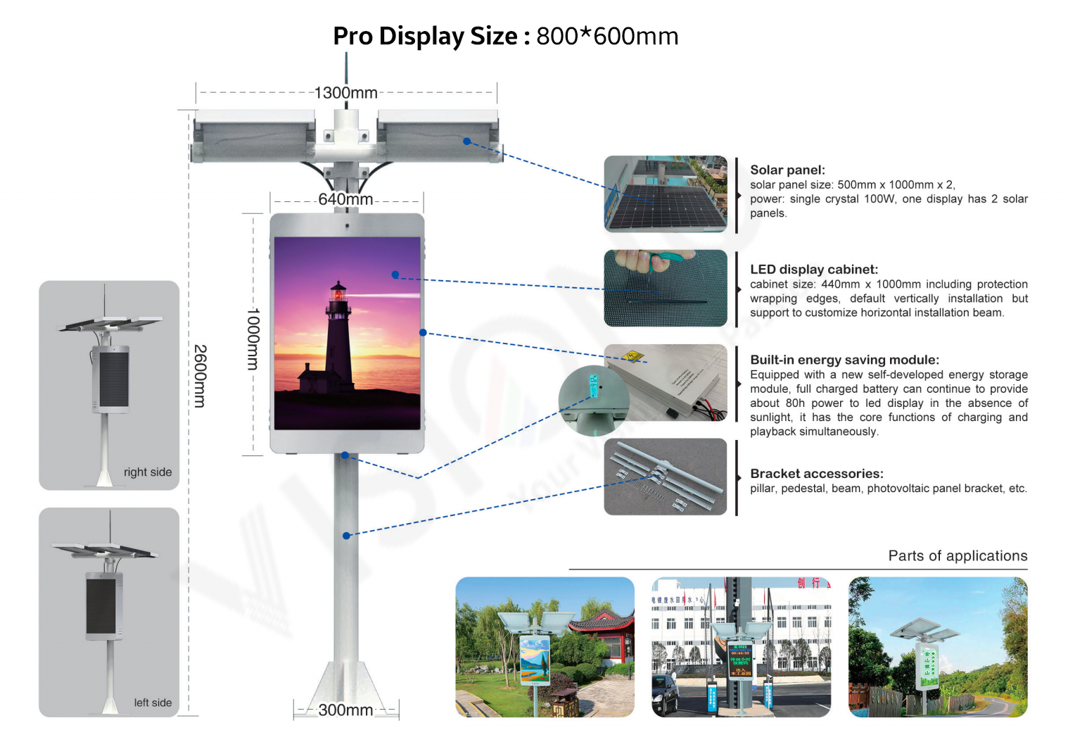 pro size led display solar power_