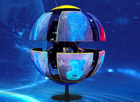 robotic sphere led display