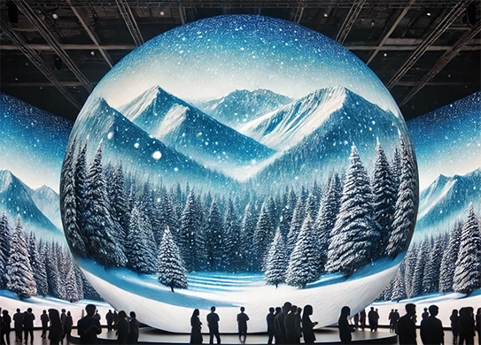 spherical led display