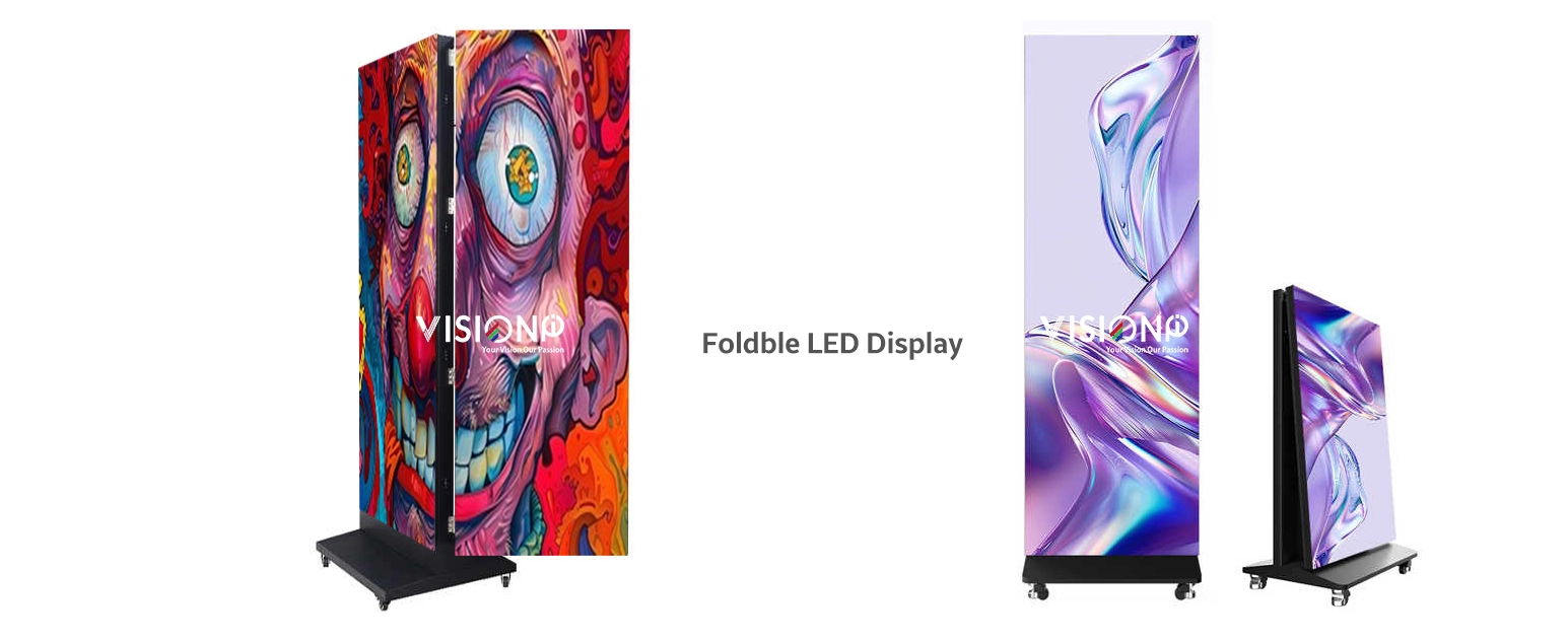 foldable led display led poster double sides