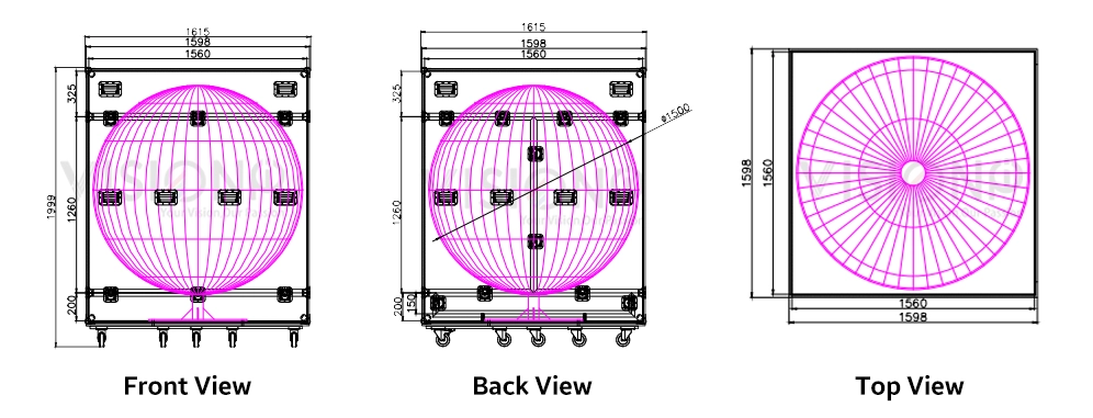 sphere led display for event rental