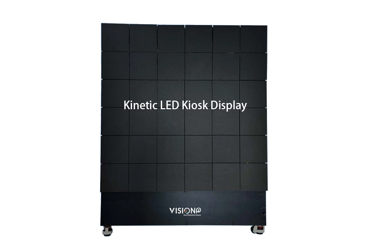 kinetic led kiosk display