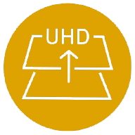 UHD LED DISPLAY ICON