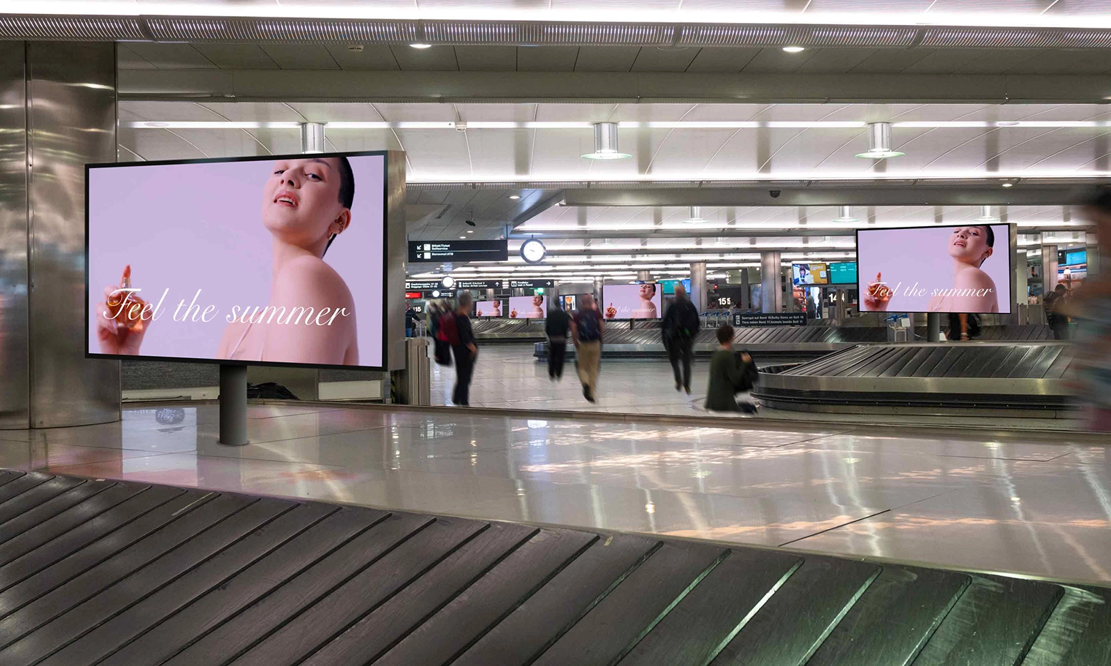 baggage claim information led display