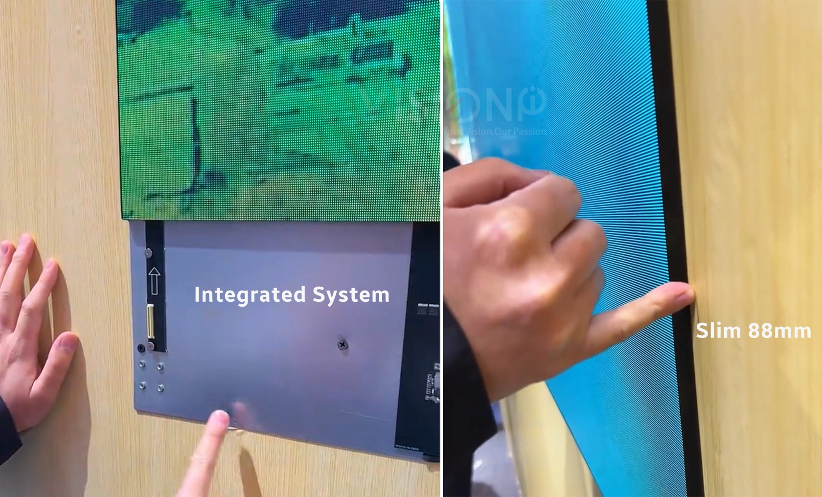 super slim led display wall mounted super slim led display wall mounted
