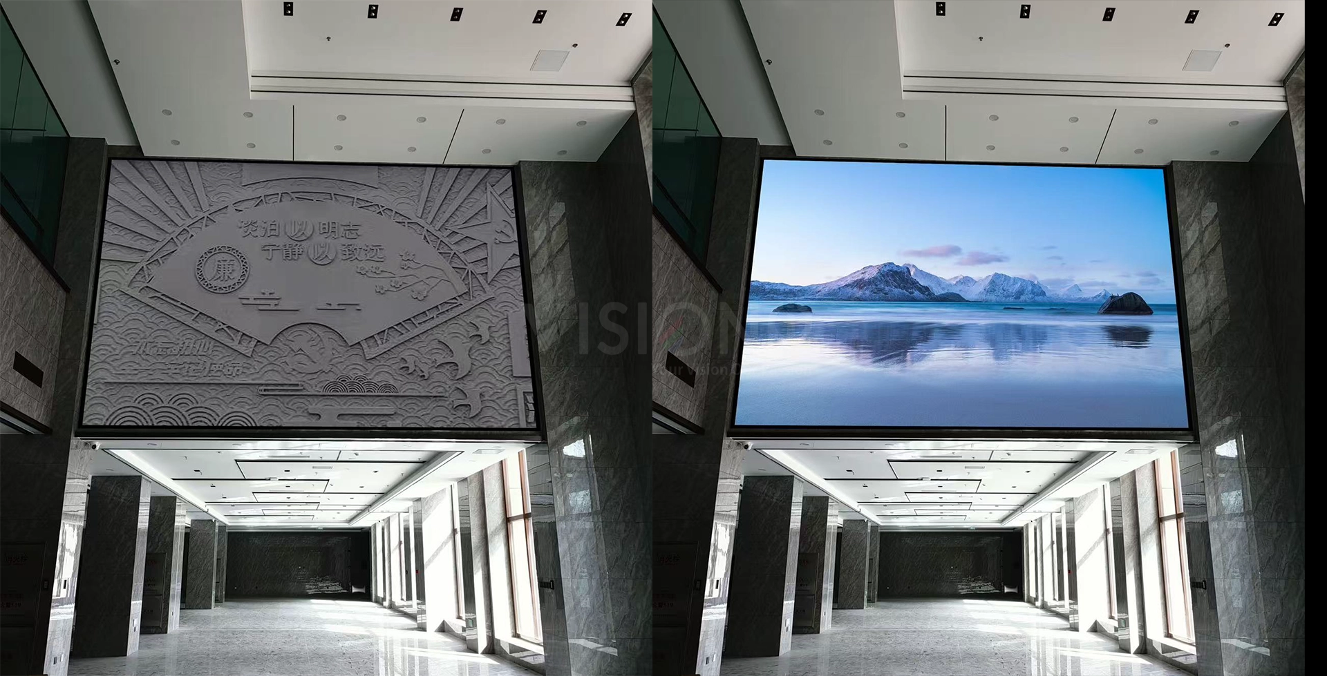art painting led display unano led screen