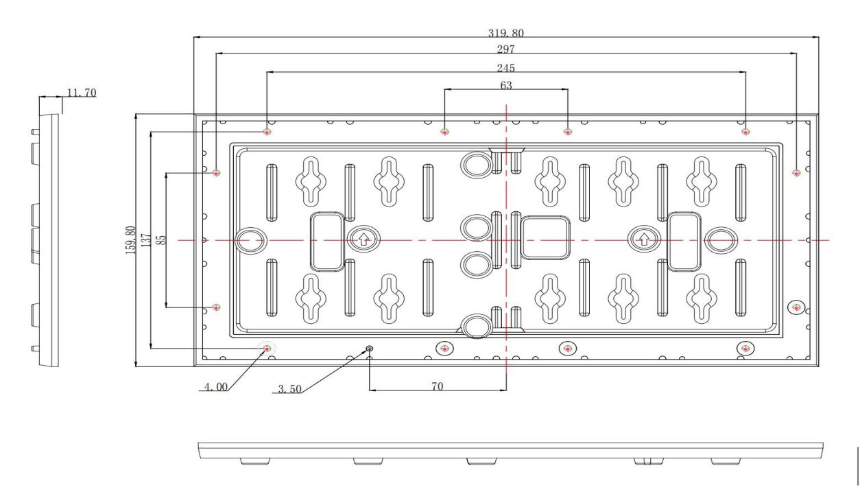 aluminum led module drawing aluminum led module drawing