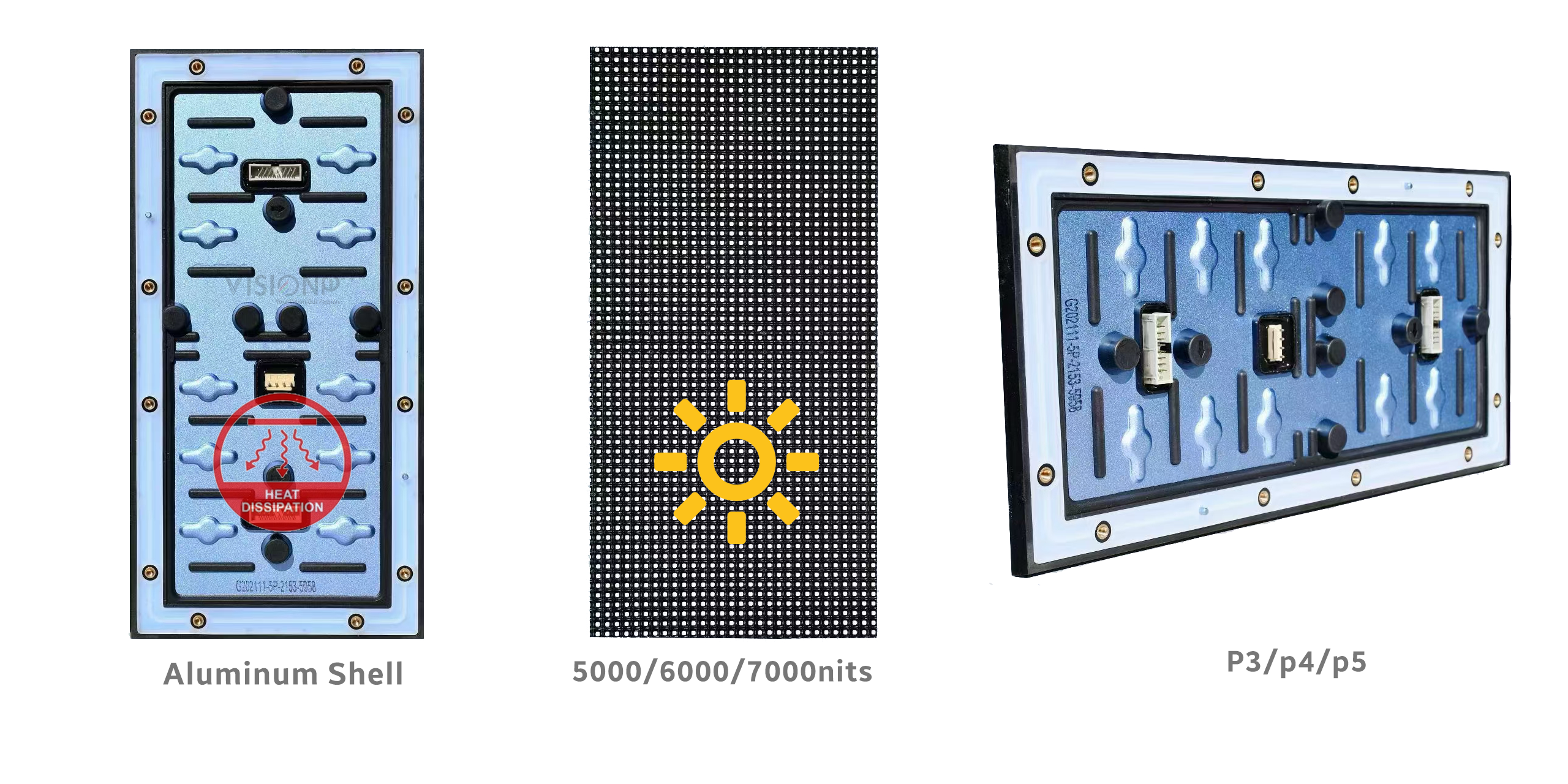 aluminum shell led display aluminum shell led display