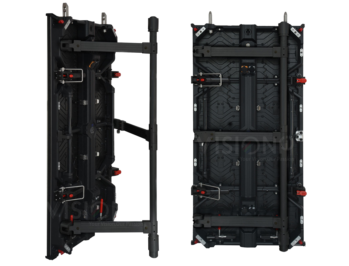 cob rental led display stacking sytem 500x1000mm outdoor p1.9 rental cob led display