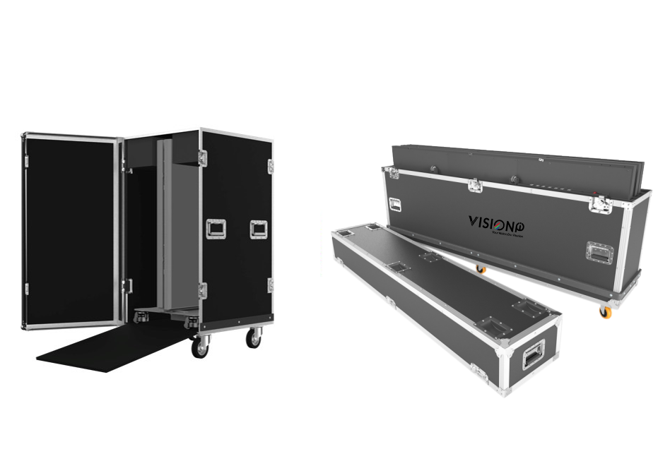 flight case led poster foldable  compact flight case led poster foldable