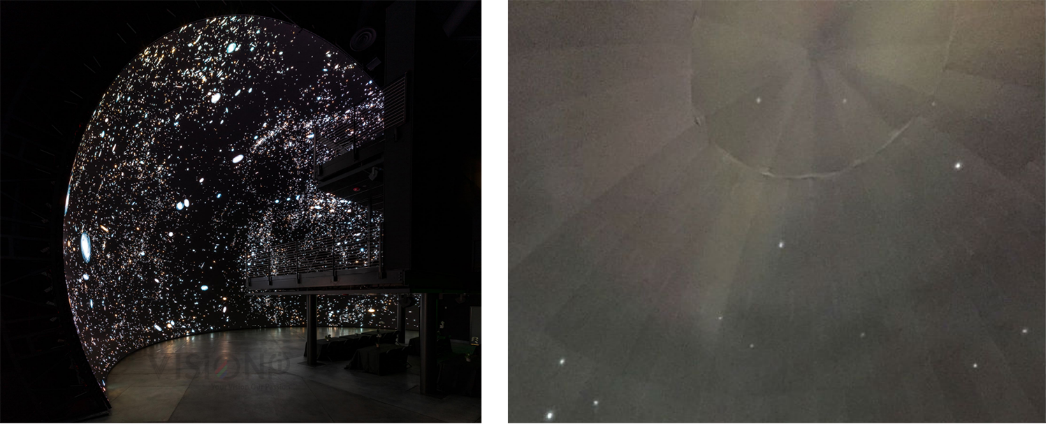 led dome display vs projector dome display
