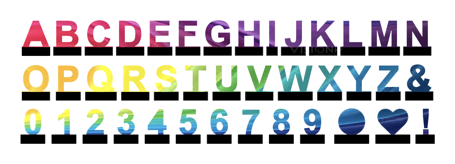 letter led display 26 alphabet