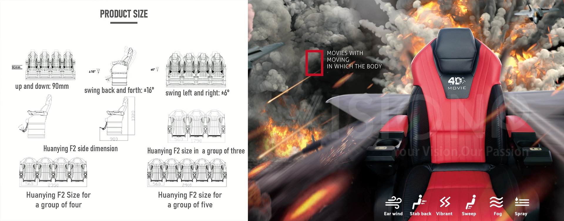 4D SEAT CHAIRS FLYING THEATER IMMERSEIVE DOME 4D SEAT CHAIRS FLYING THEATER IMMERSEIVE DOME