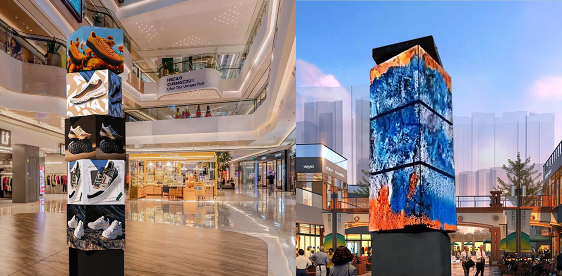 kinetic led cube applications visionpi