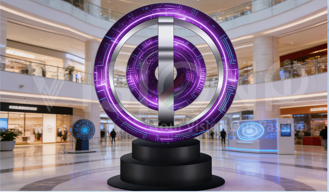 kinetic ring led screen rental