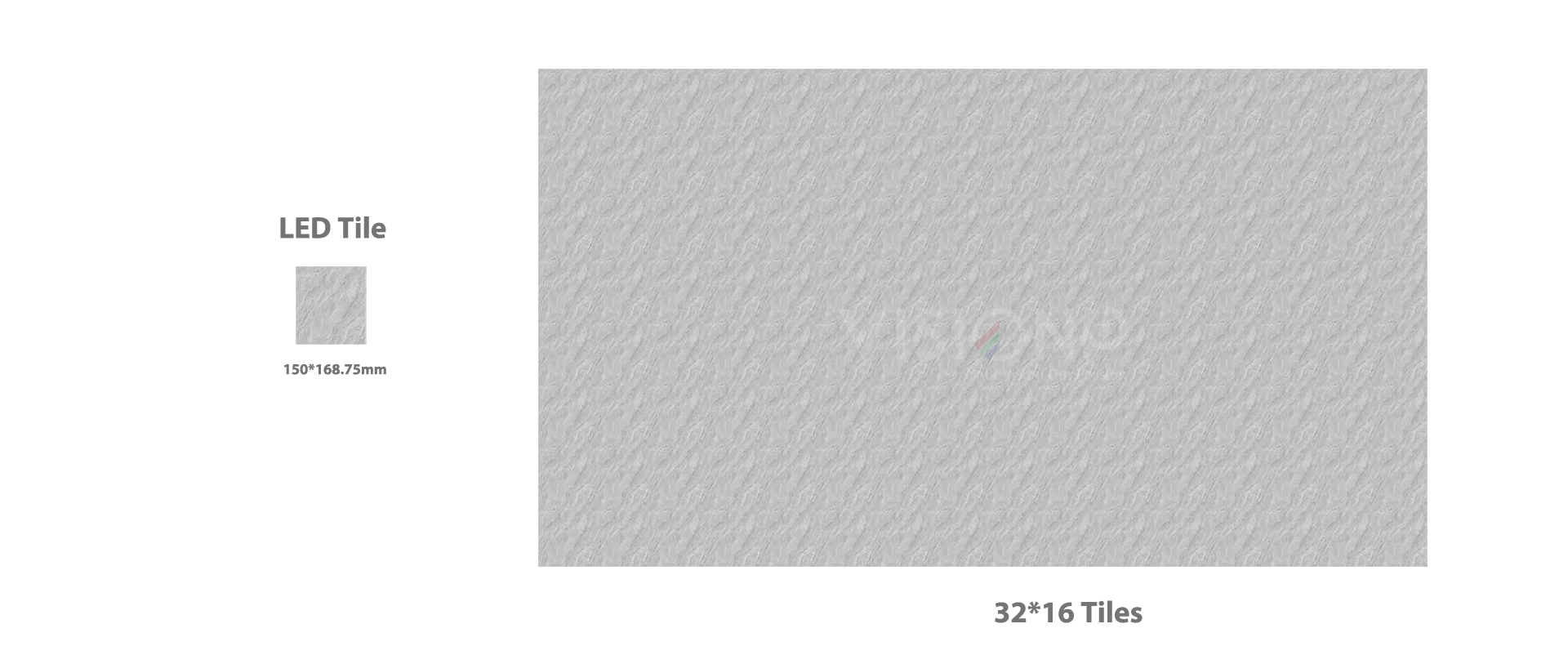 texture led tile marble for decoration 150x168.75mm