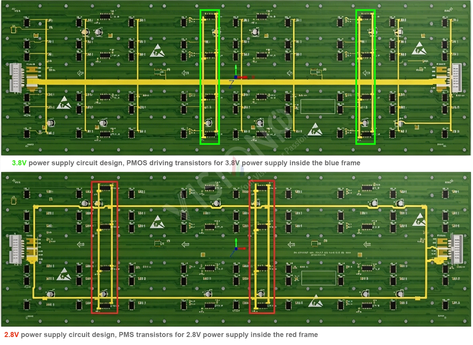 energy-saving LED display, dual independent circuit design, separate RGB power supply