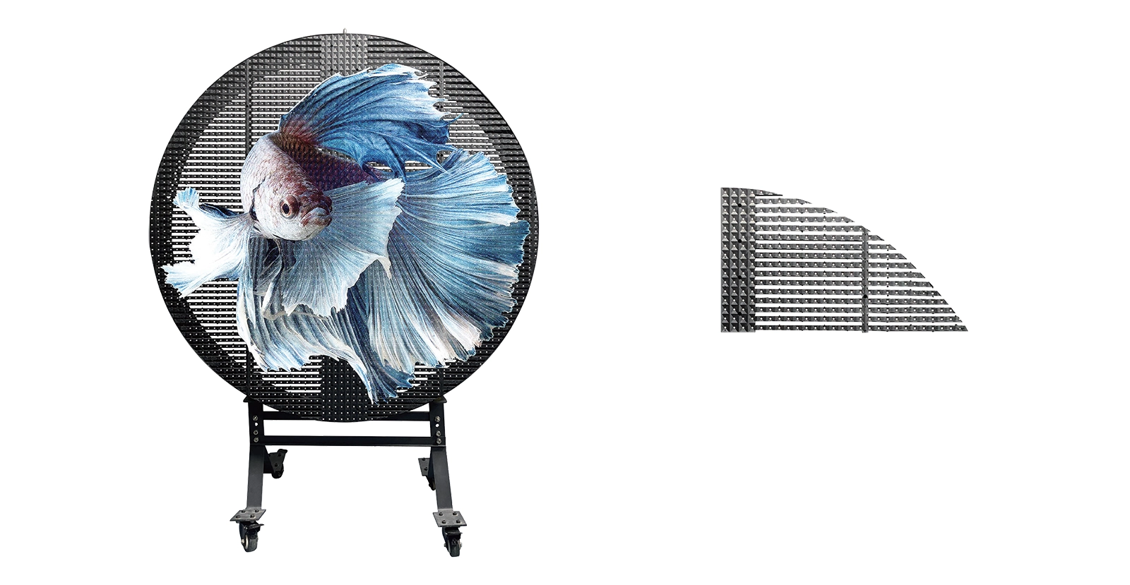 cutomized outdoor led mesh transparnet facade screen