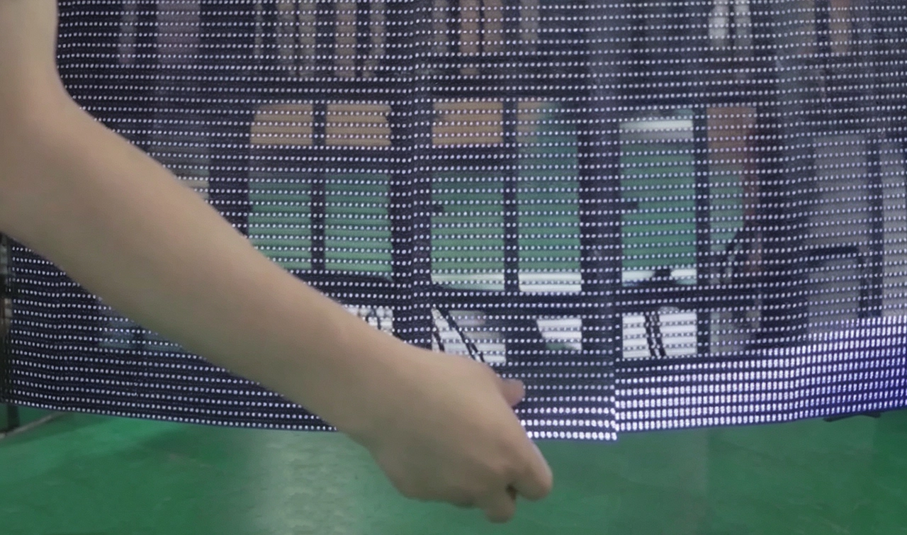 front service led sphere modules with safty string
