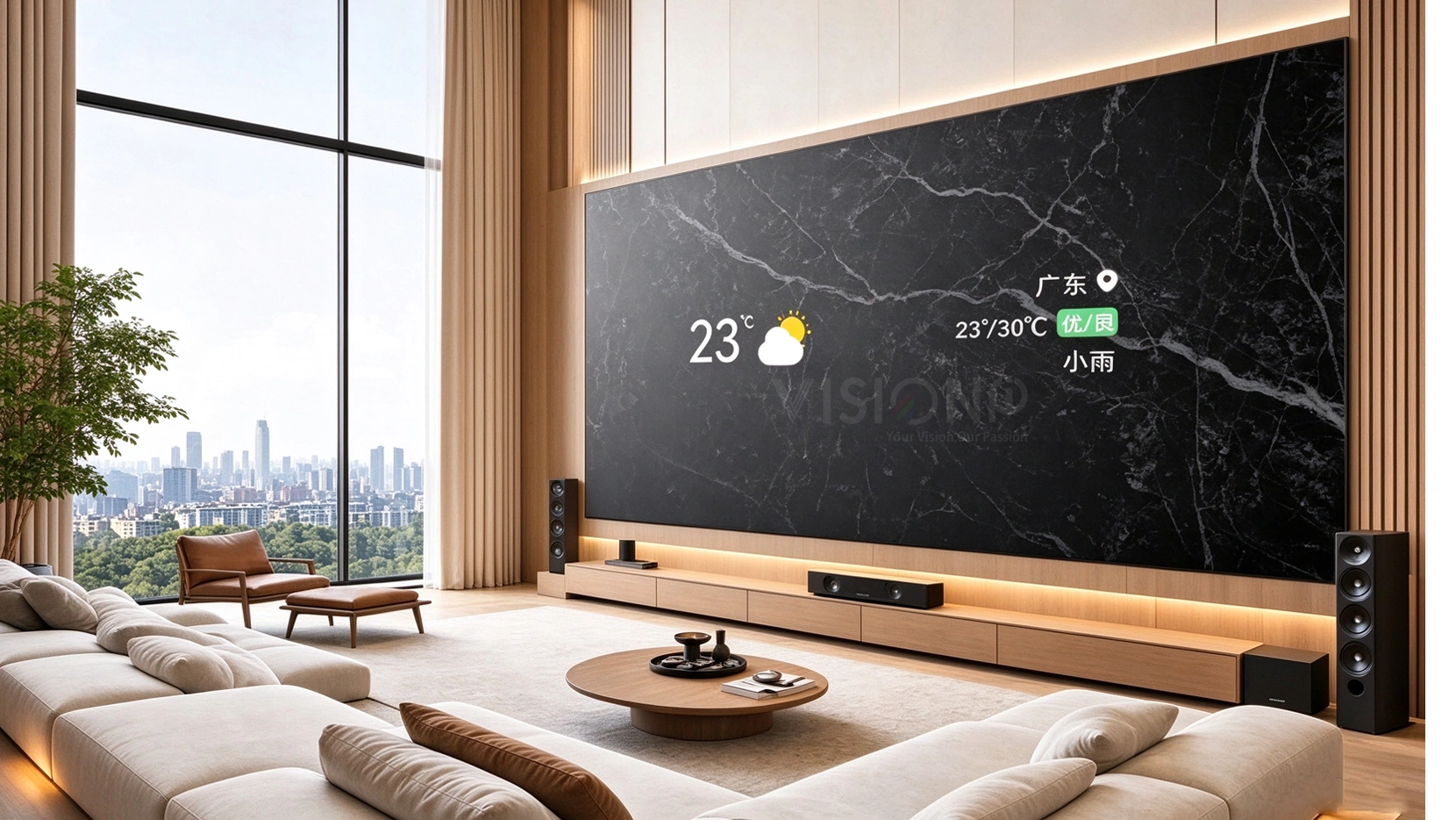 cob art marble textured led display screen