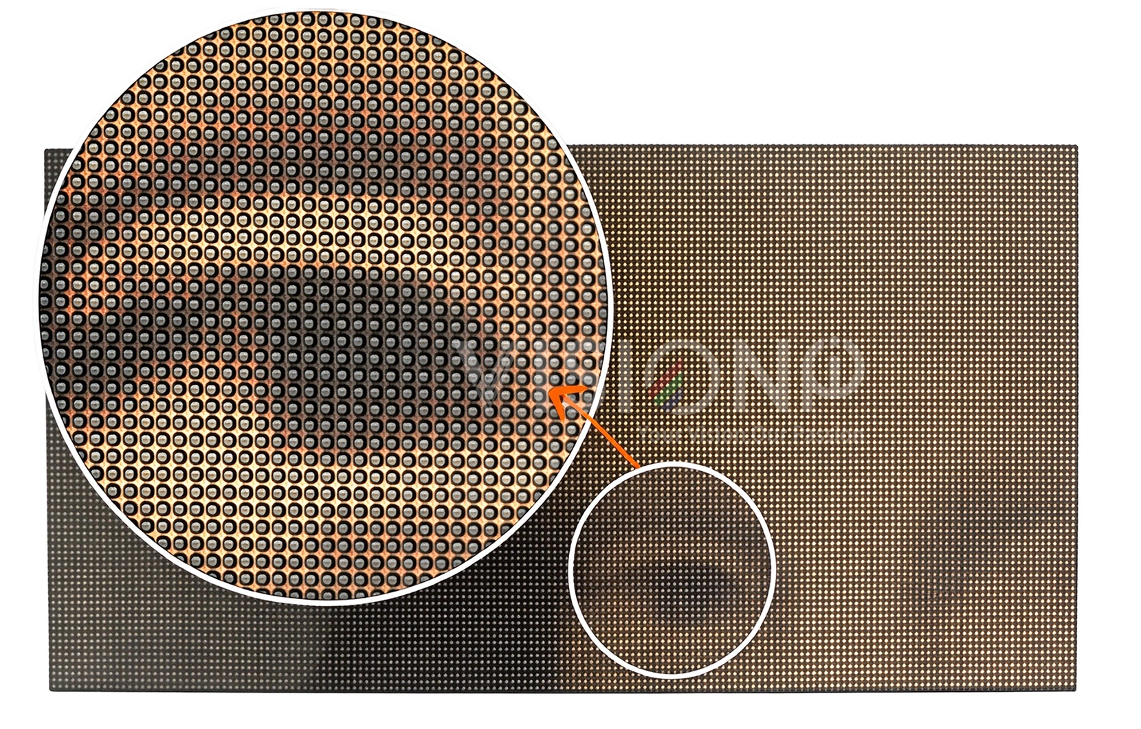smd mask type textured led display modules