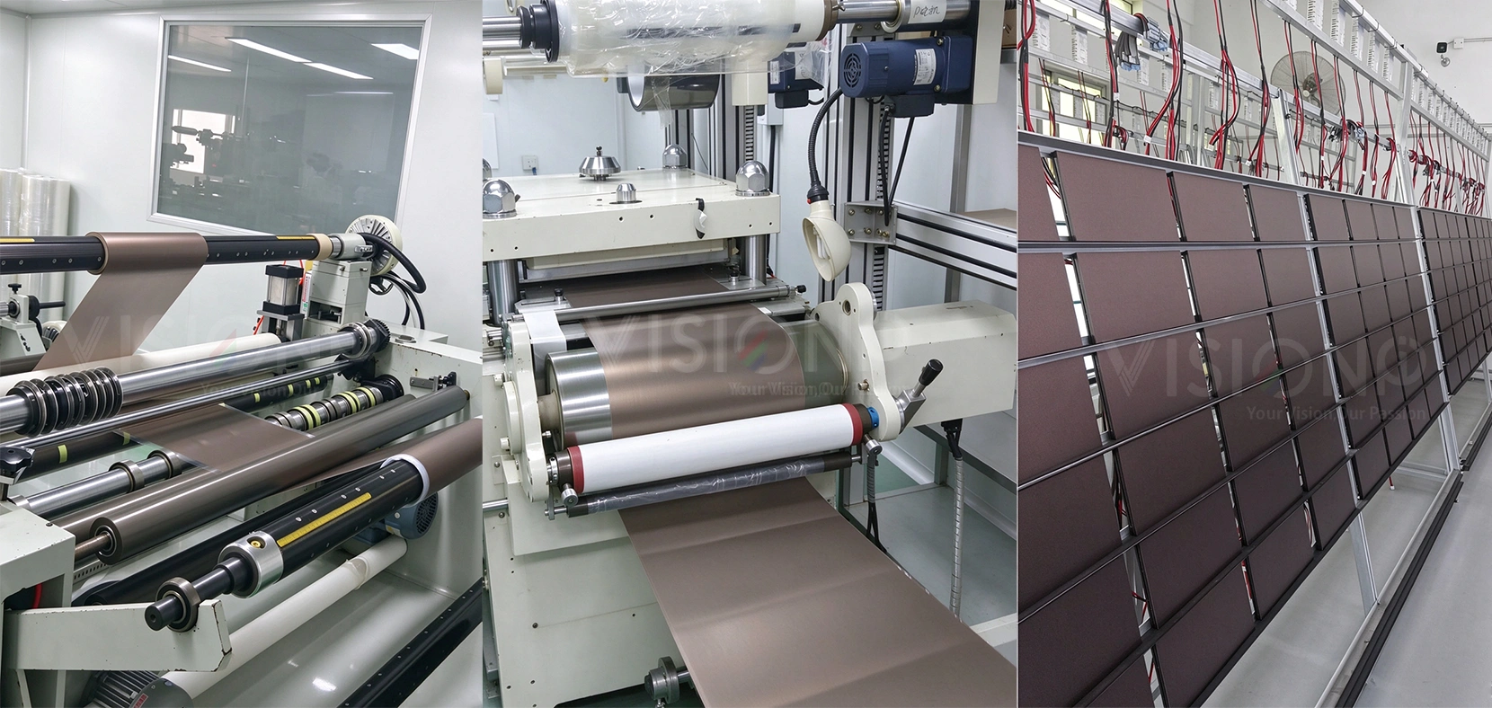 textured led display manufacturing process